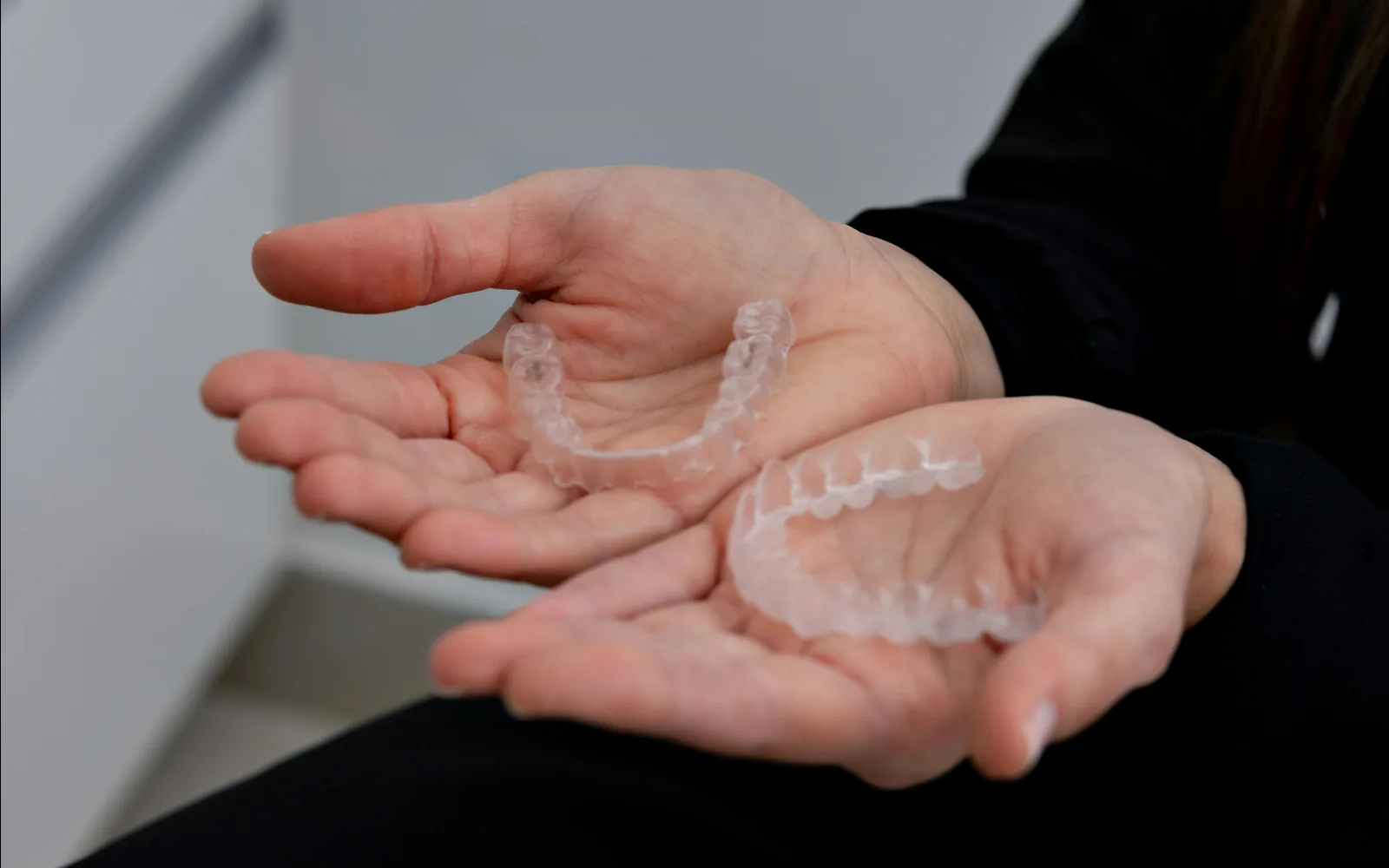 Clear aligner trays.