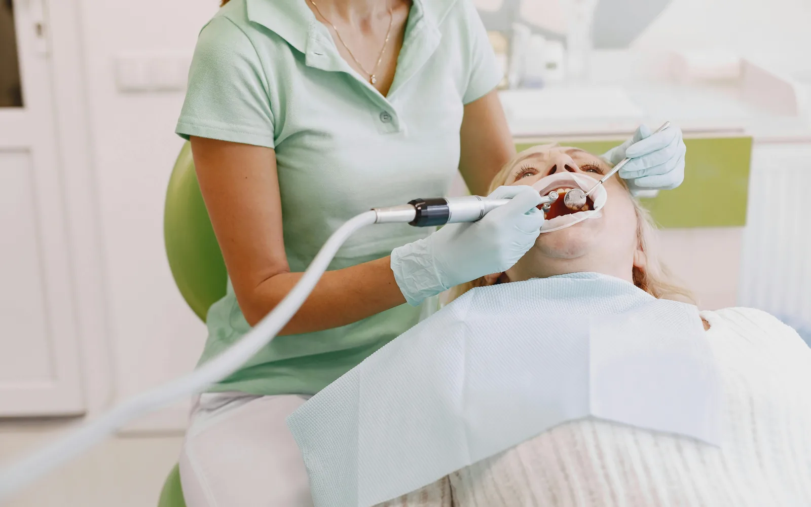 Dental cleaning.